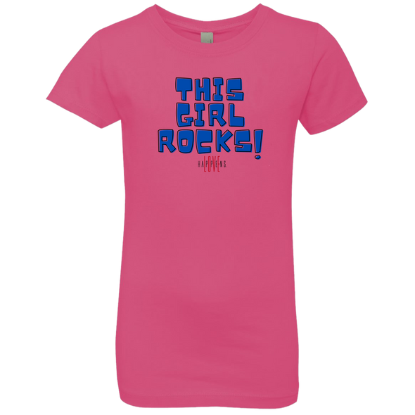 THIS GIRL ROCKS! Girls' Princess T-Shirt (7 colors)