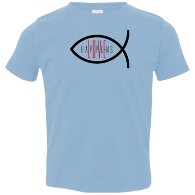 CHRISTIAN FISH Toddler Jersey T-Shirt (5 Colors)