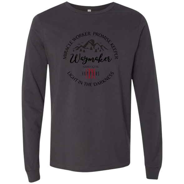 WAYMAKER Men's Jersey LS T-Shirt (2 colors + up to 2XL)
