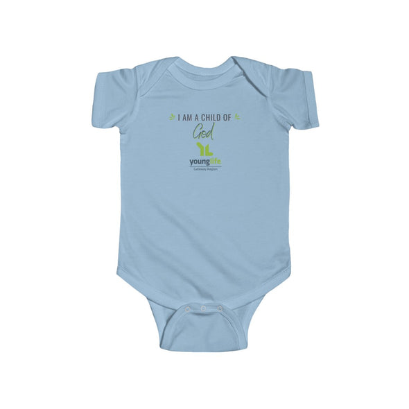 Young Life "I am a Child of God"  Infant Fine Jersey Bodysuit