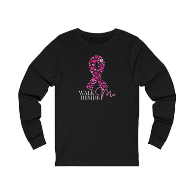 WALK BESIDE ME Unisex Jersey Long Sleeve Tee (3 colors + up to 3XL)