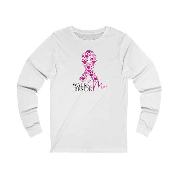 WALK BESIDE ME Unisex Jersey Long Sleeve Tee (3 colors + up to 3XL)