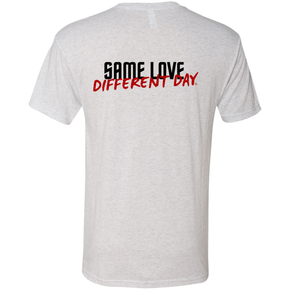 SAME LOVE DIFFERENT DAY (Back) Men's Triblend T-Shirt