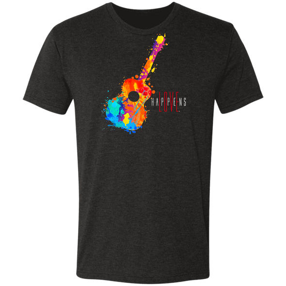 GUITAR & LOVE Men's Triblend T-Shirt