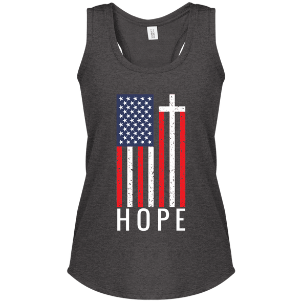 HOPE Women's Perfect Tri Racerback Tank (Up to 4XL)