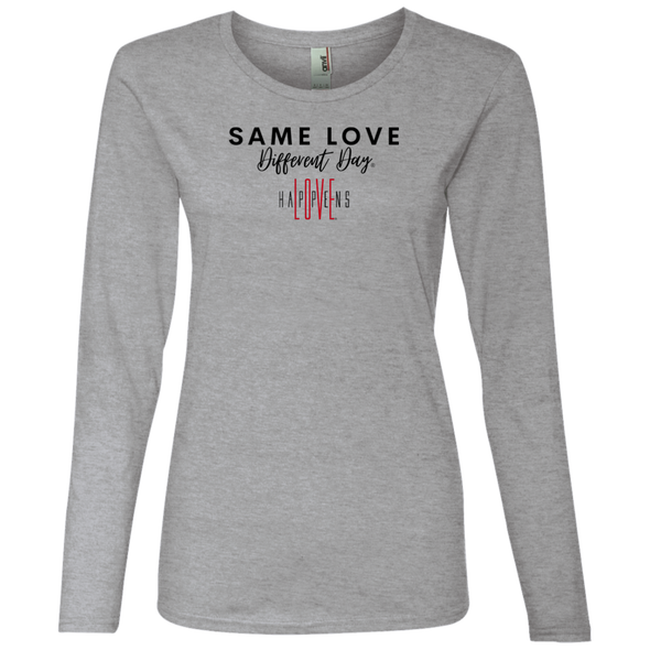 SAME LOVE DIFFERENT DAY Ladies' Lightweight LS T-Shirt