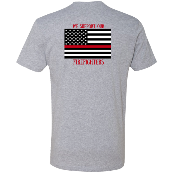 WE SUPPORT OUR FIREFIGHTERS Premium Short Sleeve T-Shirt (6 colors)