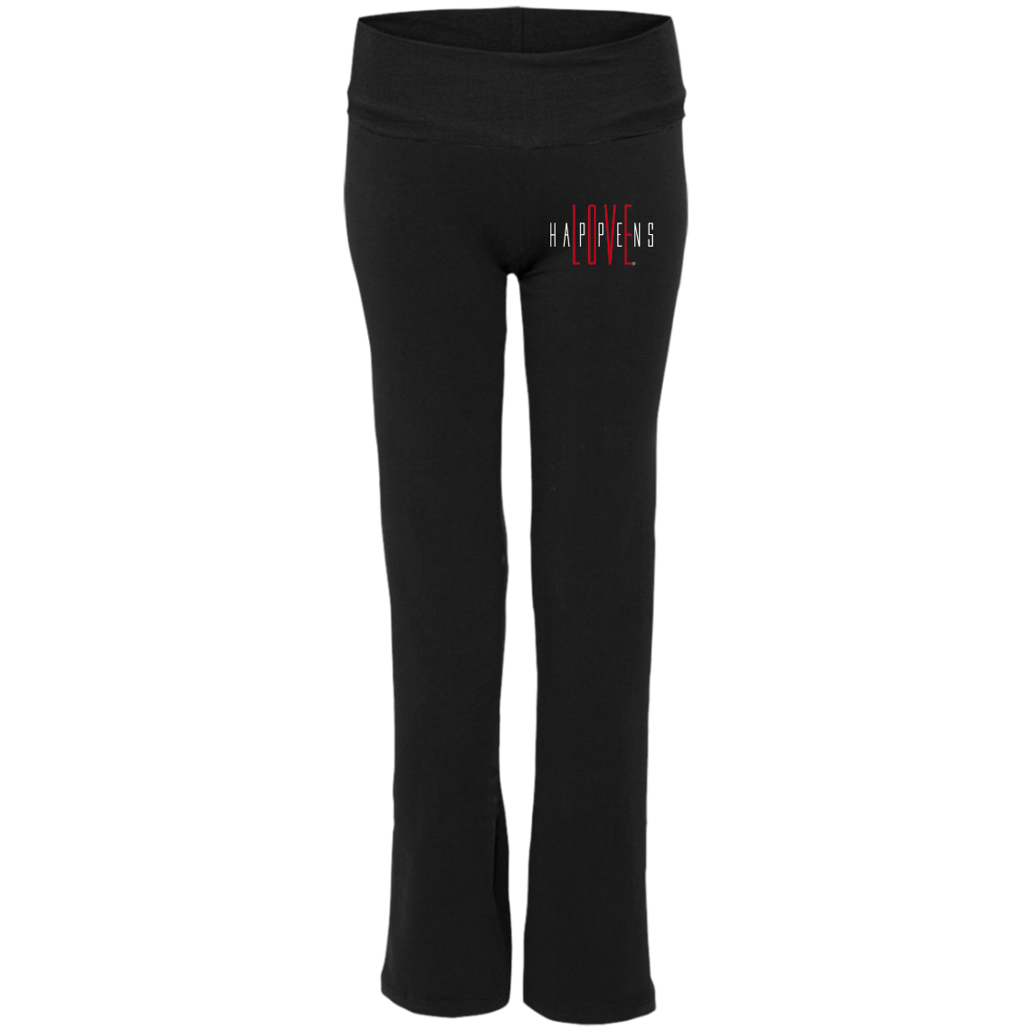 LOVE HAPPENS Ladies Yoga Pants LOVE HAPPENS