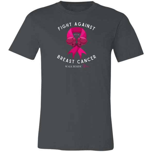 FIGHT AGAINST BREAST CANCER Unisex Jersey T-Shirt (2 colors + up to 4XL)