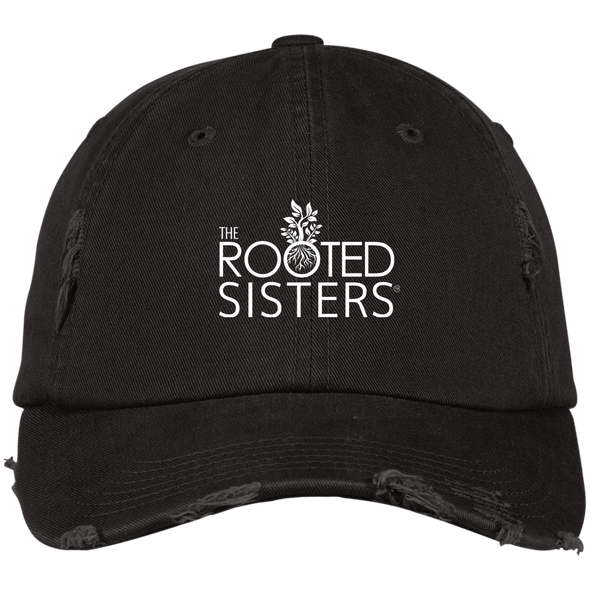 ROOTED SISTERS Distressed Dad Cap