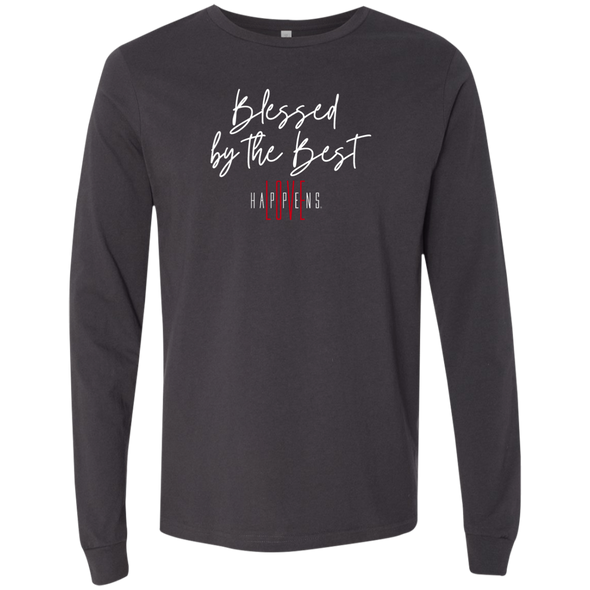 BLESSED BY THE BEST Men's Jersey LS T-Shirt