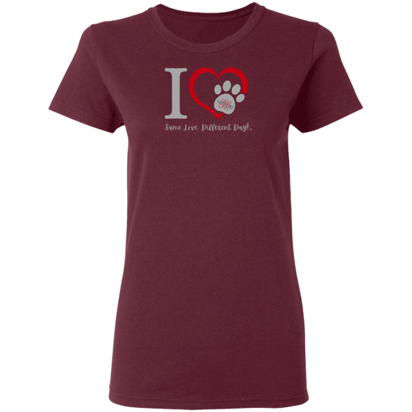 PET LOVER ❤️Ladies' 5.3 oz. T-Shirt ( 6 Colors + up to 3XL)
