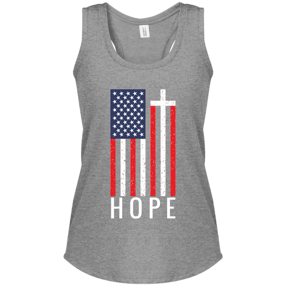 HOPE Women's Perfect Tri Racerback Tank (Up to 4XL)
