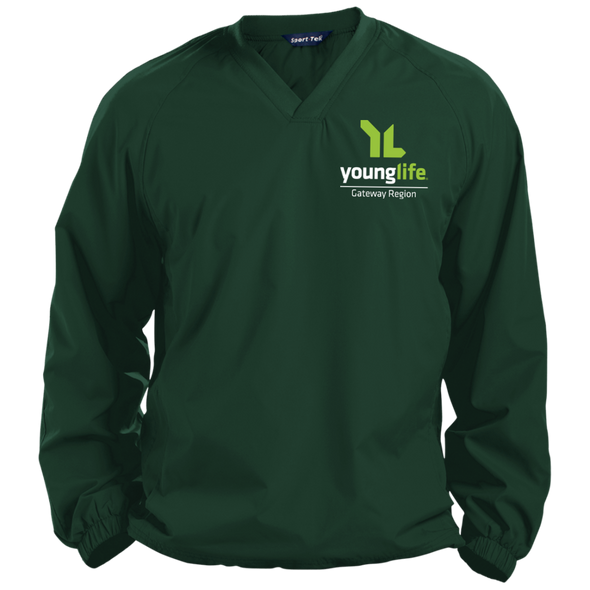Young Life Pullover V-Neck Windshirt (4 colors + up to 6XL)
