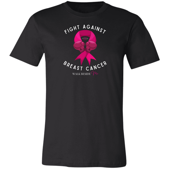 FIGHT AGAINST BREAST CANCER Unisex Jersey T-Shirt (2 colors + up to 4XL)