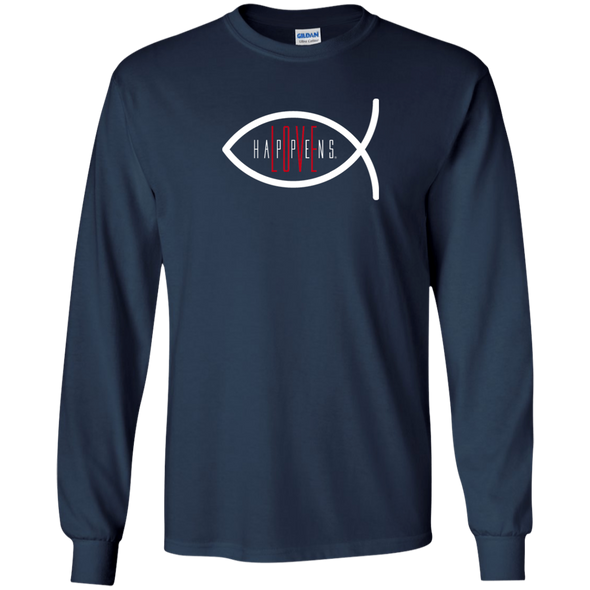 CHRISTIAN FISH Youth LS T-Shirt