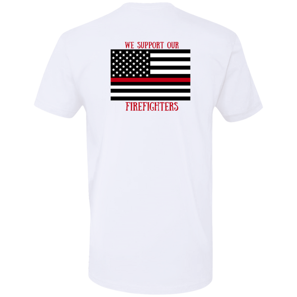 WE SUPPORT OUR FIREFIGHTERS Premium Short Sleeve T-Shirt (6 colors)