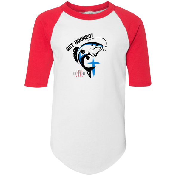 GET HOOKED Youth Colorblock Raglan Jersey