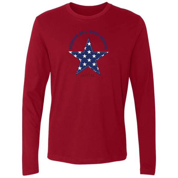 HONOR ALL WHO SERVE Premium Long Sleeve Tee (4 colors)