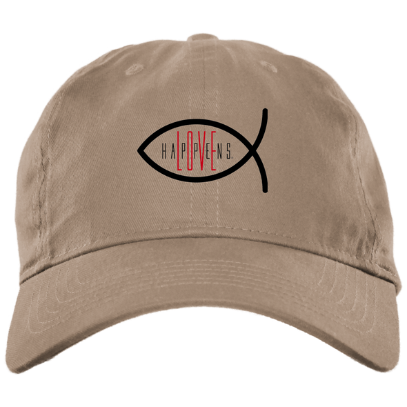 CHRISTIAN FISH Brushed Twill Unstructured Dad Cap (4 colors)