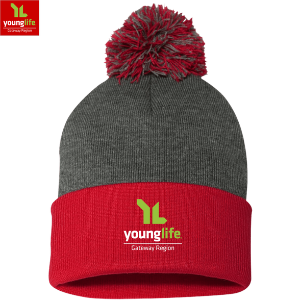 Young Life Pom Pom Knit Cap (4 Colors)