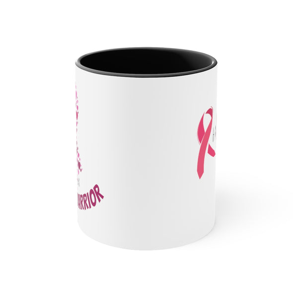 CANCER WARRIOR Accent Coffee Mug, 11oz