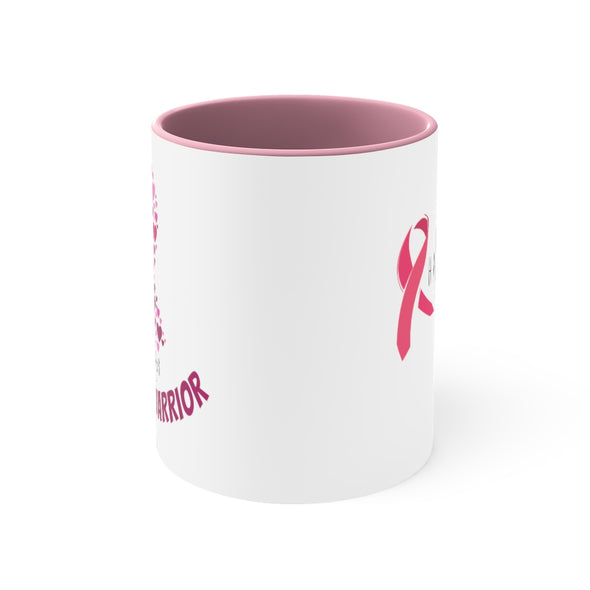 CANCER WARRIOR Accent Coffee Mug, 11oz