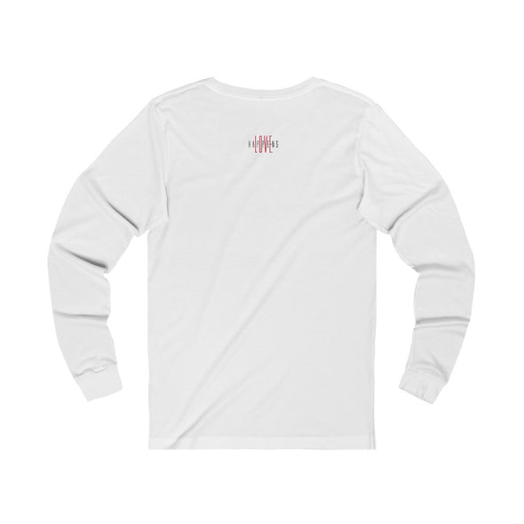 LOVE DOES NOT HAVE TO HURT Unisex Jersey Long Sleeve Tee (4 colors + up to 3XL)