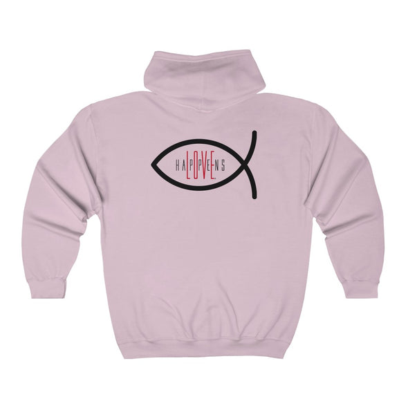 CHRISTIAN FISH Unisex Heavy Blend™ Full Zip Hooded Sweatshirt