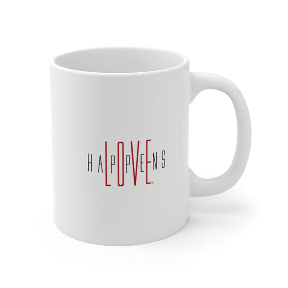 LOVE DOESN'T HAVE TO HURT Ceramic Mugs (11oz / 15oz)